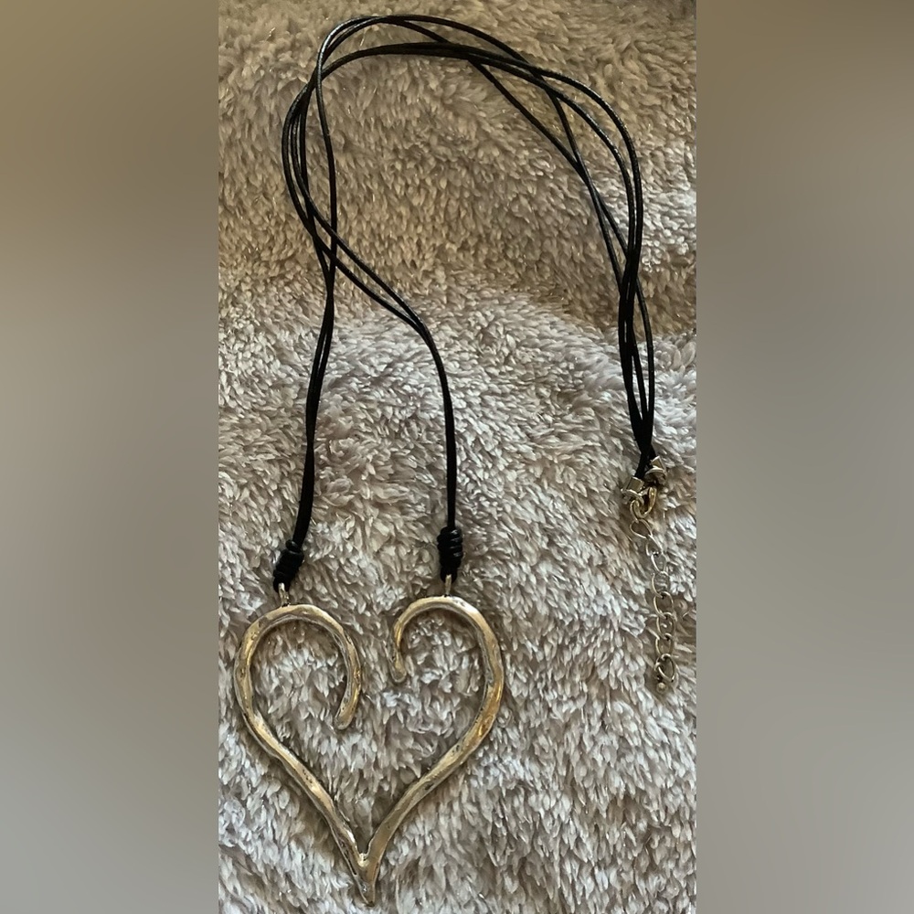 Silver Heart Pendant Necklace
